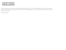 Tablet Screenshot of luckyduck.net